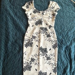 Floral pencil dress